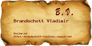 Brandschott Vladimir névjegykártya